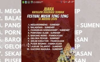 Ini Daftar Juara Festival Musing Tong - Tong 2025 Sumenep