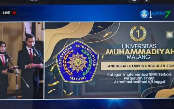 UMM Raih Penghargaan Implementasi SPMI Terbaik 2025 dari LLDIKTI Wilayah VII