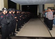 Polres Sumenep Gelar Apel Sambut Pasukan Brimob untuk Amankan Situasi di Kepulauan Kangean
