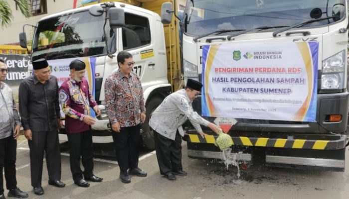 Pemkab Sumenep Mulai Kirim RDF Perdana Hasil Olahan Sampah TPST Batuan