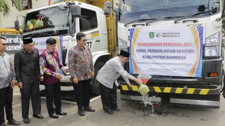 Pemkab Sumenep Mulai Kirim RDF Perdana Hasil Olahan Sampah TPST Batuan