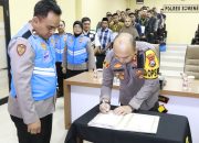 Kapolres Sumenep Pimpin Penandatanganan Pakta Integritas Seleksi Bintara Brimob Polri TA 2026 Panda Jatim