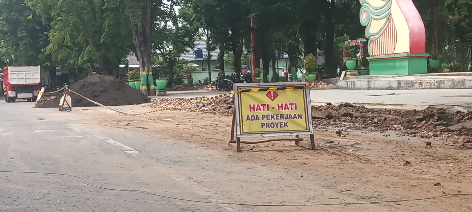 Pemkab Sumenep Mulai Renovasi Taman Bunga, Fokus Awal pada Penataan Area Selatan