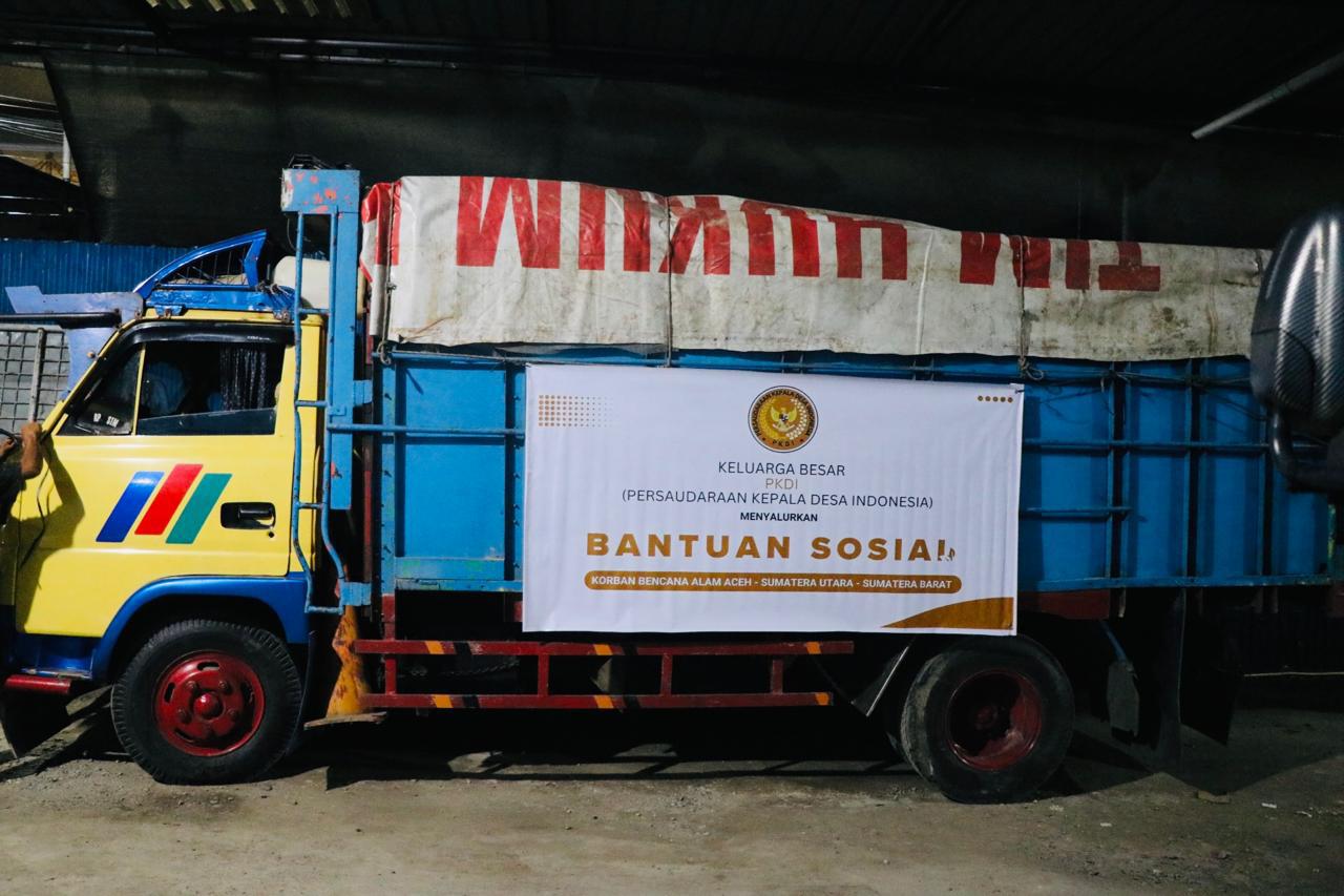 PKDI Kirim Tiga Truk Bantuan Kemanusiaan untuk Korban Bencana di Sumatera