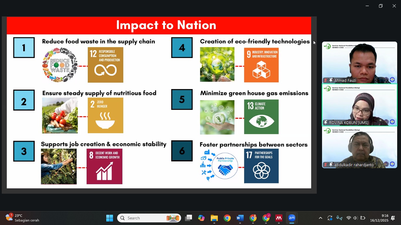 SEMNAS PBIO X 2025 di UMM Tegaskan Peran Pendidikan Biologi Mengawal Keberlanjutan Kehidupan
