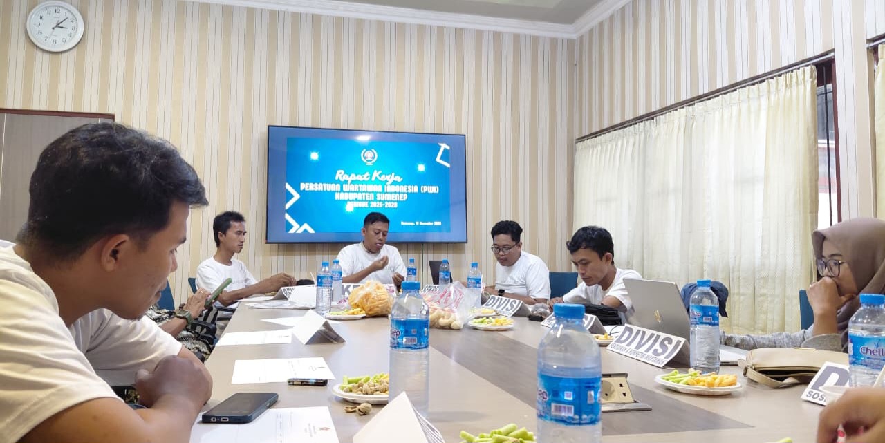 PWI Sumenep Matangkan Program Kerja 2026, Fokus Penguatan Organisasi dan Kontribusi Sosial