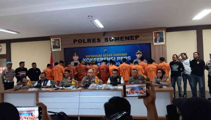 Berikut Total Kasus Kriminalitas yang Ditangani Polres Sumenep Sepanjang Tahun 2025