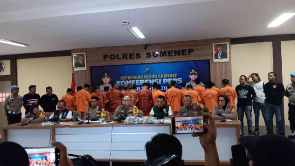 Berikut Total Kasus Kriminalitas yang Ditangani Polres Sumenep Sepanjang Tahun 2025