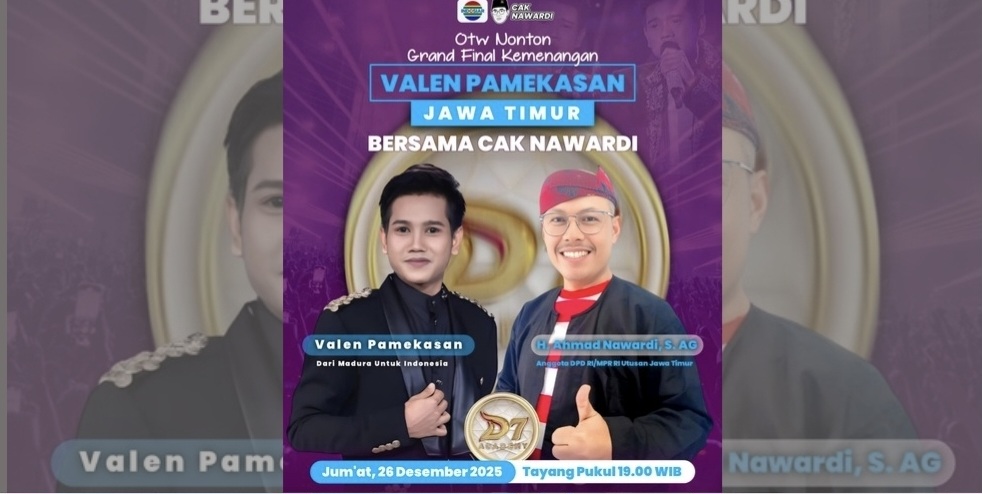 Dukung Valen Pamekasan, Cak Nawardi Akan Hadir Langsung di Studio Indosiar