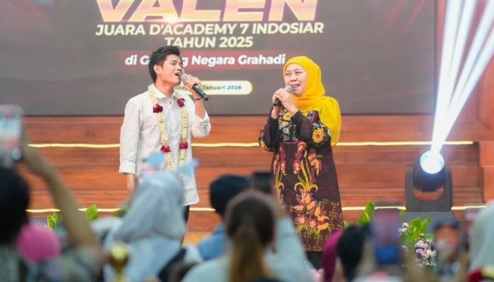 Gubernur dan Wakil Gubernur Jawa Timur Sambut Valen Pamekasan