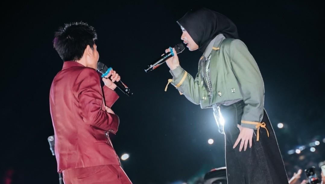 Konser Amal di GOR A. Yani Sumenep, Wabup Puji Talenta Valen DA7