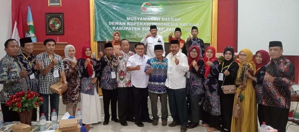 Musda Dekopinda Sumenep Tetapkan Sustono sebagai Ketua Periode Selanjutnya