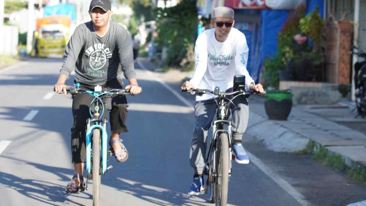 Meriahkan Haflatul Imtihan, Santri Ponpes Darurrahman Sumenep Gelar Gowes Sehat