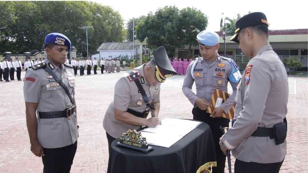 Polres Sumenep Gelar Sertijab Wakapolres, Kompol Haris Darma Sucipto Resmi Jabat Wakapolres