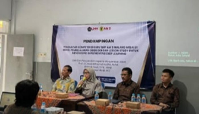 Guru SMPAM 3 Malang Dibekali Model Pembelajaran OIDDE untuk Dukung “Deep Learning”