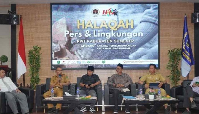 “Halaqah Pers” PWI Sumenep: Tambang Dinilai Mengancaman Lingkungan