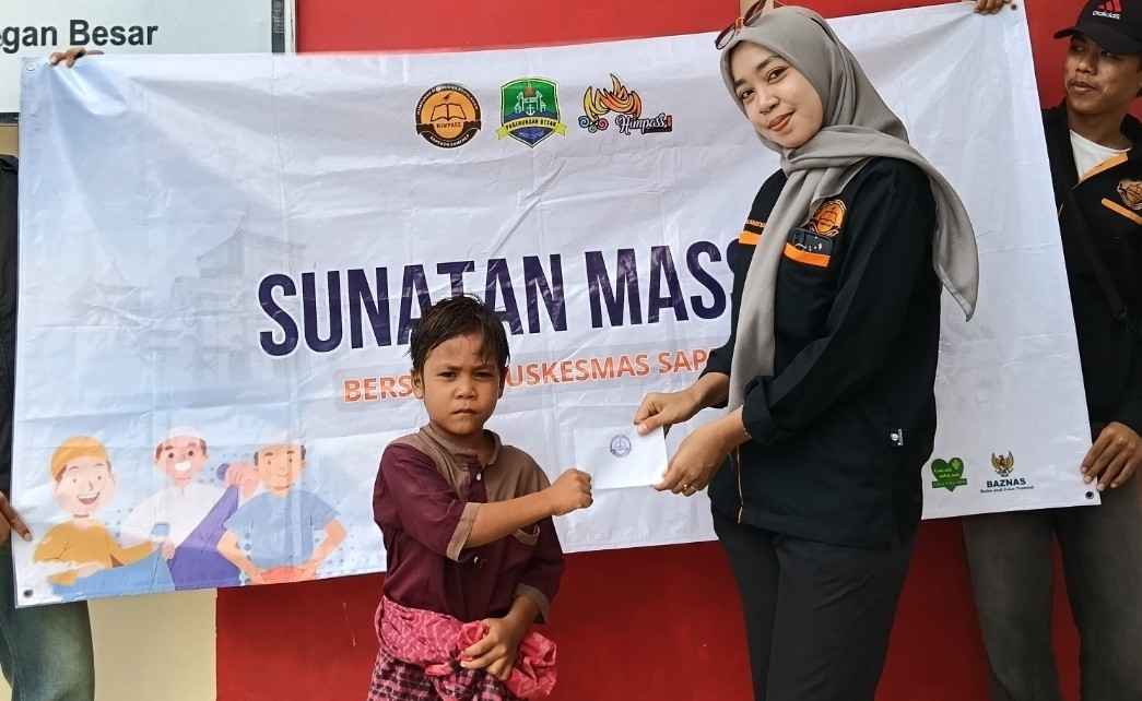 HIMPASS Gelar Khitan Massal Gratis di Puskesmas Pagarungan Besar