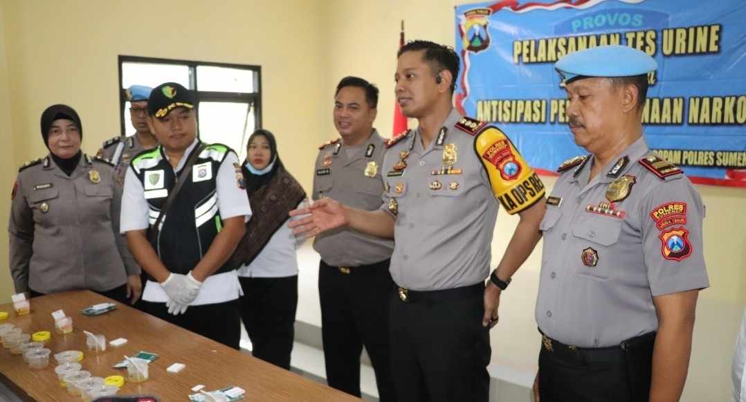Polres Sumenep Gelar Tes Urine Mendadak untuk Kapolsek Jajaran