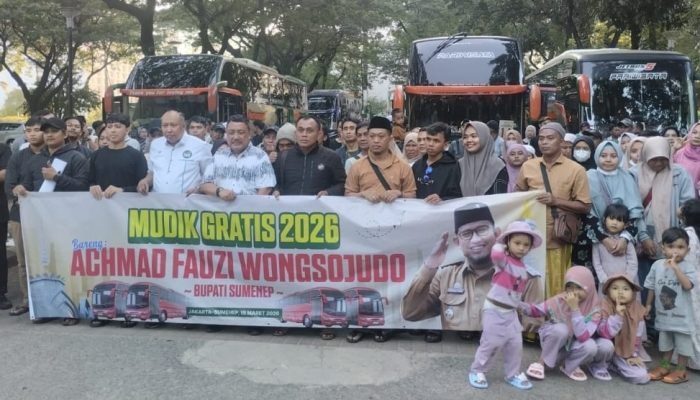 Pemkab Sumenep Berangkatkan 390 Pemudik Jalur Darat Lewat Program Mudik Gratis Lebaran 2026