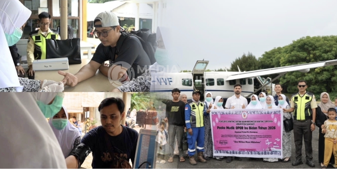 IBI Ranting Sapeken Gelar Cek Kesehatan Gratis bagi Pemudik Jalur Udara di Pagerungan Besar