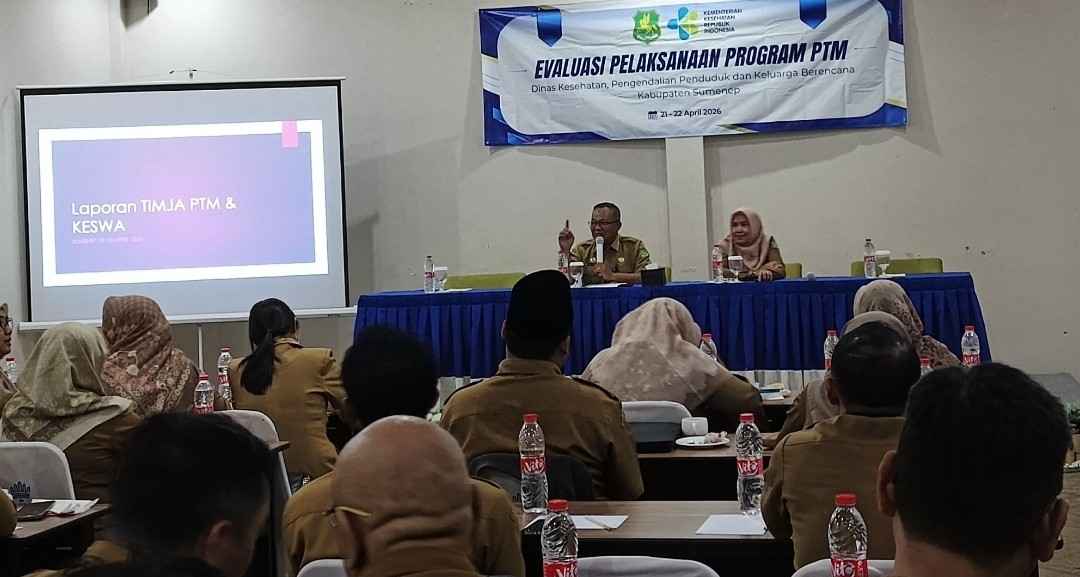 Dinkes P2KB Sumenep Percepat Evaluasi Program PTM, Dorong Warga Lebih Aktif Periksa Kesehatan