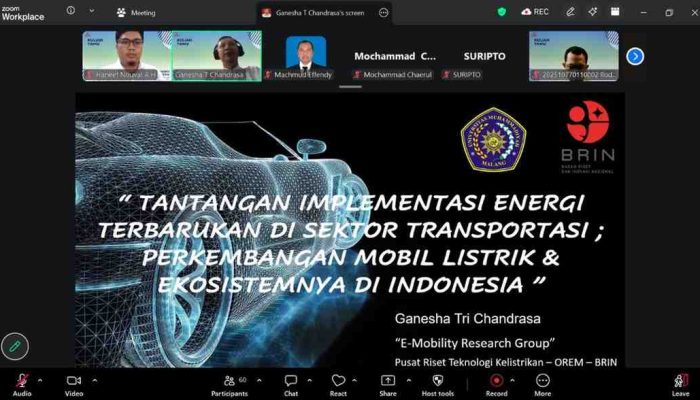 Kuliah Tamu di Universitas Muhammadiyah Malang Bahas Masa Depan Energi Bersih Indonesia