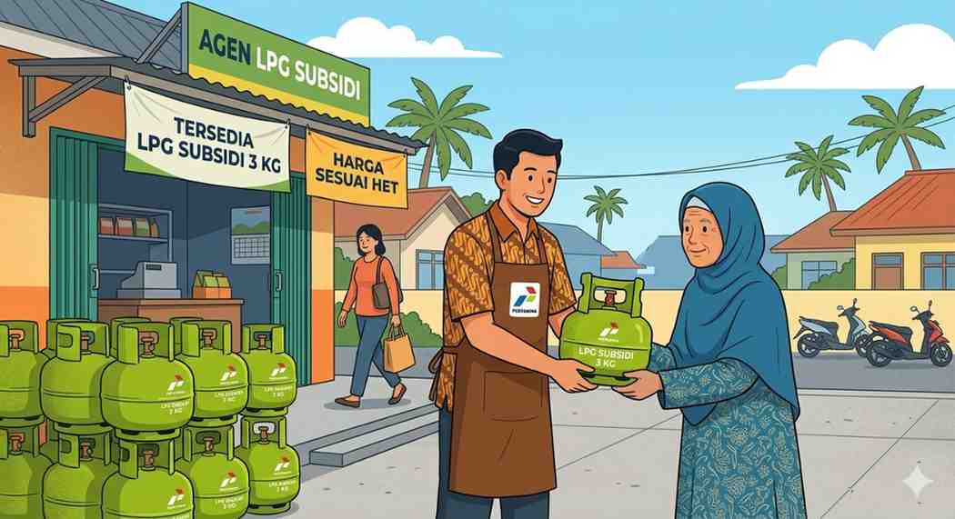 Harga LPG 3 Kg di Kepulauan Sumenep Tembus Rp33 Ribu per Tabung