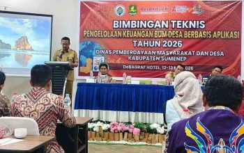 DPMD Sumenep Tingkatkan Profesionalisme BUMDesa Lewat Bimtek Pengelolaan Keuangan Berbasis Aplikasi