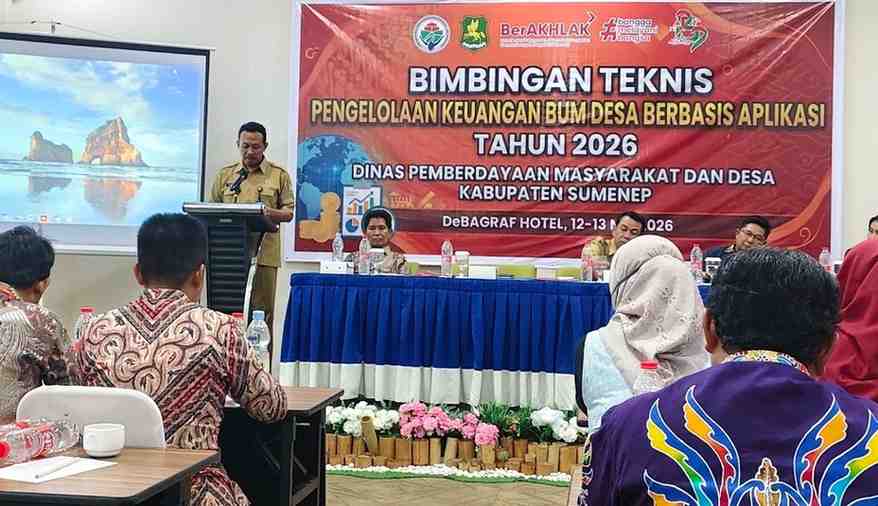 DPMD Sumenep Tingkatkan Profesionalisme BUMDesa Lewat Bimtek Pengelolaan Keuangan Berbasis Aplikasi