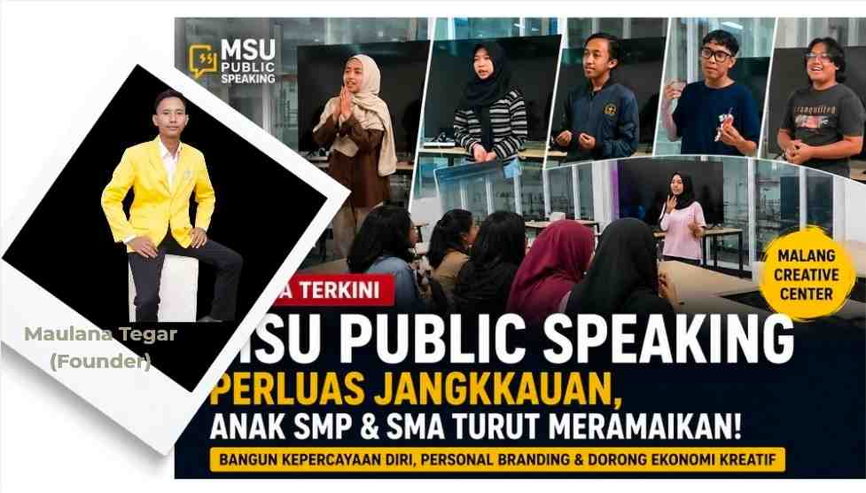MSU Public Speaking Malang Jadi Wadah Pengembangan Diri Pelajar di Era Digital