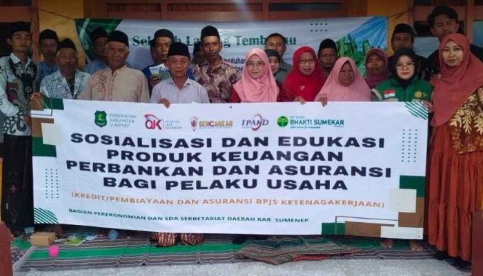 Petani Manding Laok Dapat Edukasi Akses Permodalan dan Asuransi dari TPAKD Sumenep