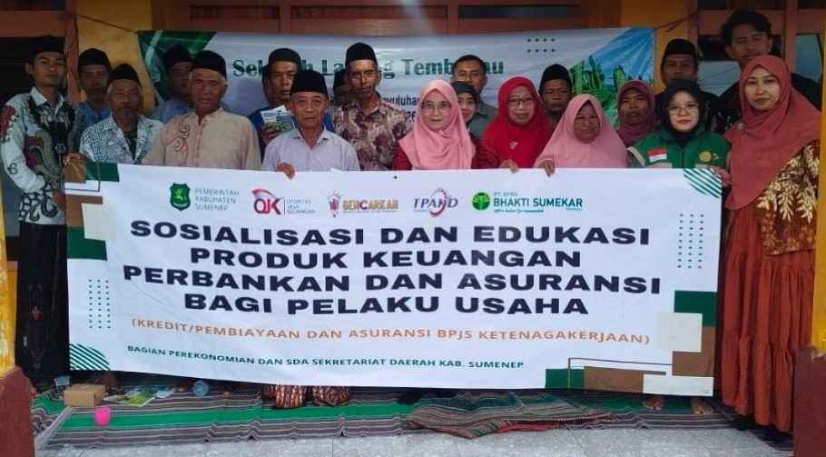Petani Manding Laok Dapat Edukasi Akses Permodalan dan Asuransi dari TPAKD Sumenep
