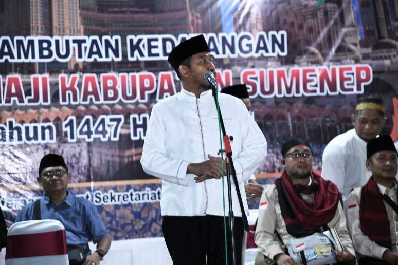 Bupati Fauzi Sambut Kepulangan Jemaah Haji Sumenep: Jadikan Kemabruran sebagai Teladan Nyata