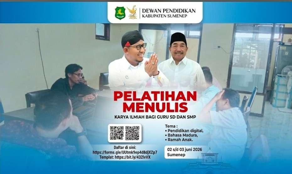 Dewan Pendidikan Sumenep Dorong Guru Aktif Menulis dan Publikasi Pendidikan Melalui Pelatihan Karya Ilmiah