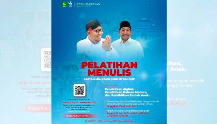 Disdik Sumenep dan Dewan Pendidikan Bakal Gelar Pelatihan Karya Ilmiah untuk Guru SD dan SMP