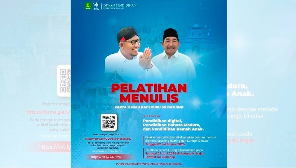 Disdik Sumenep dan Dewan Pendidikan Bakal Gelar Pelatihan Karya Ilmiah untuk Guru SD dan SMP