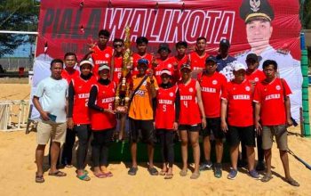 Tim Voli Pantai Putra Sumenep Raih "Runner-up" di Piala Wali Kota Surabaya 2026
