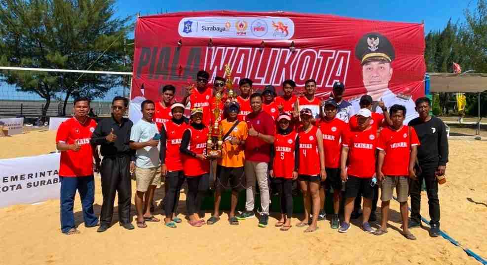Tim Voli Pantai Putri Sumenep Juara Piala Wali Kota Surabaya 2026