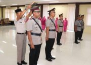 Kapolres Sumenep Pimpin Sertijab Empat Kapolsek, Satu Perwira Memasuki Masa Pensiun