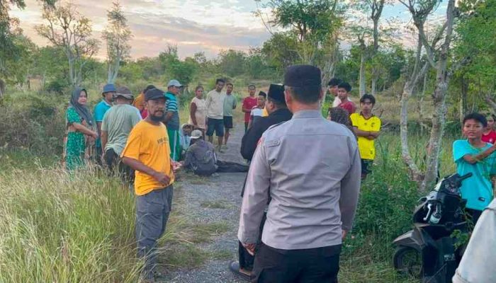 Petani Lanjut Usia Ditemukan Meninggal di Jalan Desa Lobuk