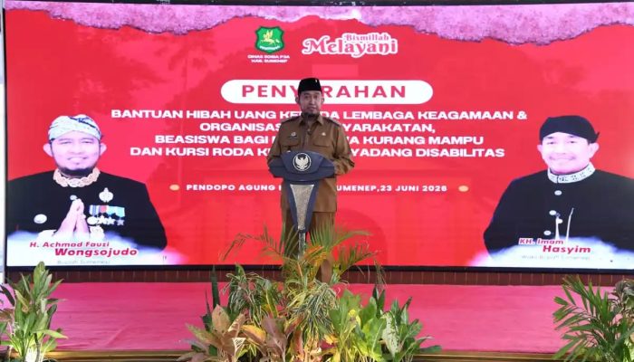Pemkab Sumenep Salurkan Hibah Rp6,19 Miliar untuk Lembaga Keagamaan, Beasiswa, dan Penyandang Disabilitas