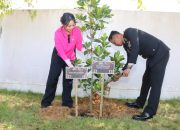 Peringati Hari Bhayangkara ke-80, Polres Sumenep Gelar Penanaman Pohon di Satpas SIM