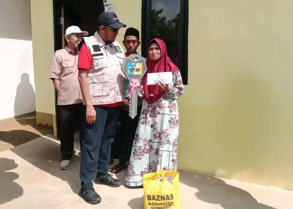 Kolaborasi Pemkab dan Baznas Sumenep, 66 Rumah Tak Layak Huni Diperbaiki dalam Enam Bulan