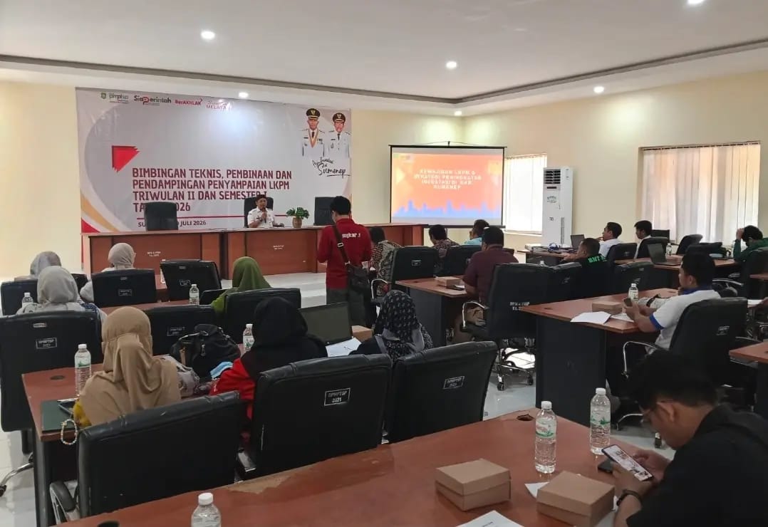 Bimtek LKPM Triwulan II dan Semester I 2026, DPMPTSP Sumenep Sasar 100 Pelaku Usaha