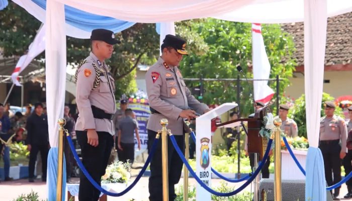 Polres Sumenep Resmi Naik Kelas Jadi Polresta, Kombes Ariek Indra Sentanu Jabat Kapolresta Pertama