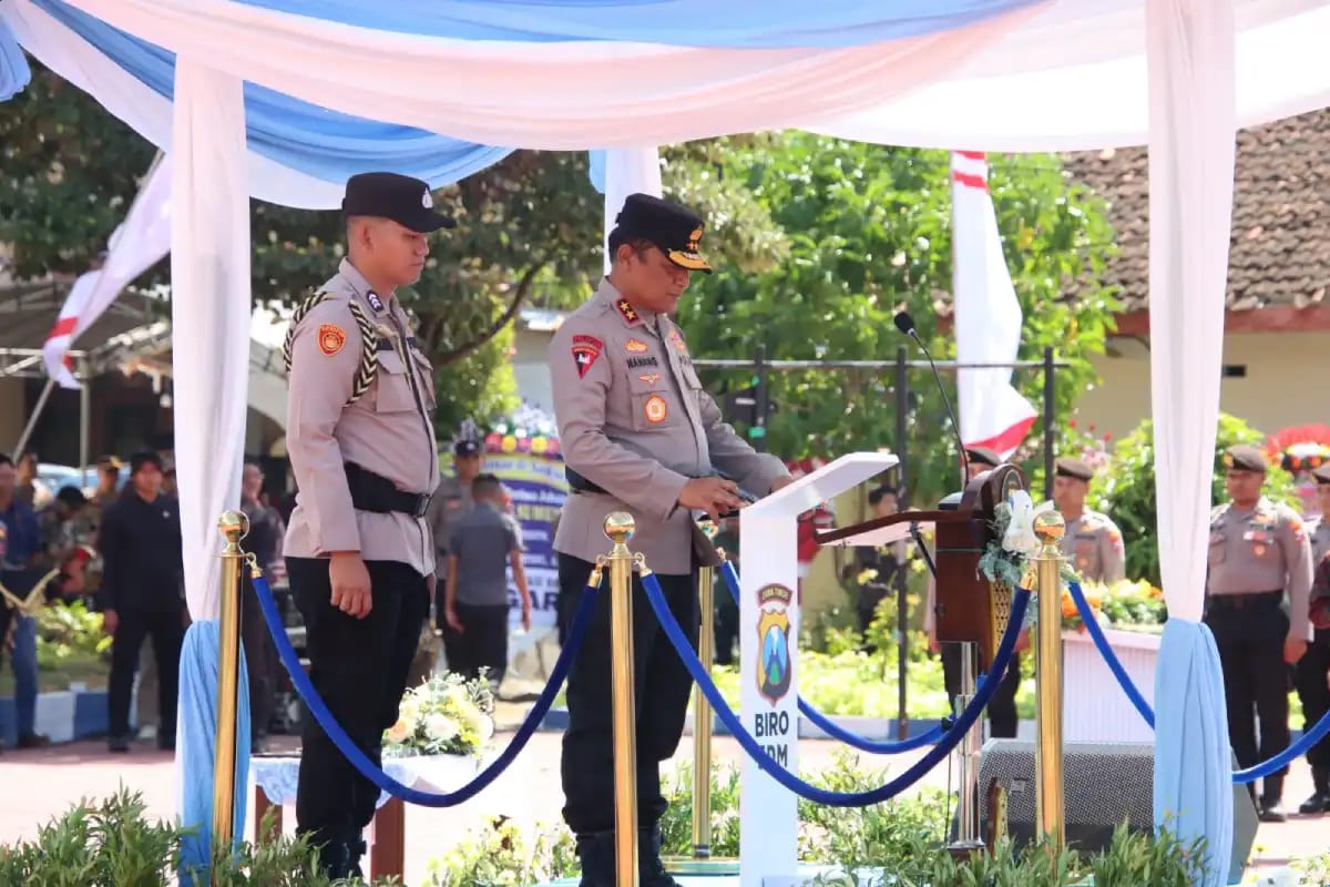 Polres Sumenep Resmi Naik Kelas Jadi Polresta, Kombes Ariek Indra Sentanu Jabat Kapolresta Pertama