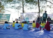 SKK Migas-KEI dan Laskar Obor Ajak Anak-anak di Pagerungan Besar Sumenep Melukis dan Tanam Mangrove