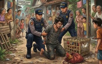 Dua Terduga Pencuri Ayam di Manding Diamankan Warga, Diserahkan ke Polisi