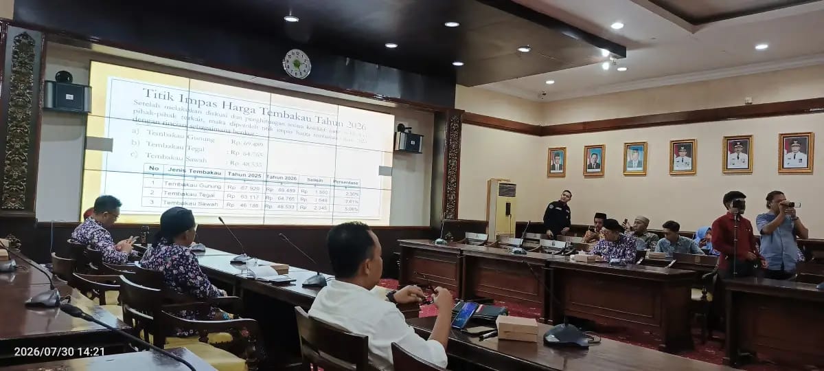 Titik Impas Harga Tembakau 2026 di Sumenep Naik, Bupati Siap Awasi Pembelian Pabrikan