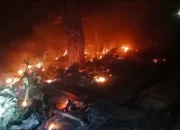Puluhan Motor Ludes Terbakar di Desa Tembayangan Kangayan